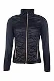 HKM Unisex Prag Style Nylon Jacke, Schwarz/Rosegold, M