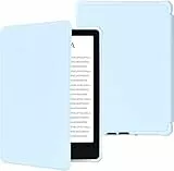 Hülle Kindle 6 inch 2024 and 2022 Kompatibel mit Kindle Paperwhite mit Auto Schlaf/Wach Funktion Smart Kindle Cover (Light Blue, 6 inch)