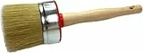 EFO Rundpinsel Ø 60 mm | Ringpinsel mit ergonomischem Holzgriff und langlebigen Borsten | Pinsel für Möbel, Türen, Zäune - präzises Arbeiten, gleichmäßigen Farbauftrag | Malerpinsel