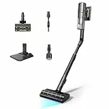 dreame V20 Pro-A Kabelloser Staubsauger, Kantenreinigung 0 mm, ohne Verheddern, für Hartböden und Teppiche, 24.000PA / 210 AW, 90 Min. maximale Laufzeit, Filterung 99,99%, entfernt Tierhaare