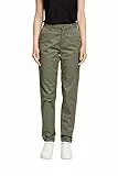 ESPRIT Damen Hose 990ee1b302, Khaki Green, 32W / 34L