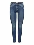 ONLY Damen Onlwauw Life Mid Skinny Bj114-3 Noos Hose, Medium Blue, L / 30L EU