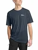 Jack Wolfskin Herren Vonnan S/S M T-Shirt, Midnight Sky, L EU