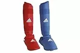 adidas Schienbein- und Fußschutz, abnehmbar, Blau, Größe L