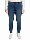 TOM TAILOR Damen 1013516 Plussize Skinny Jeans Mit Stretch, 10110 - Blue Denim, 50 EU