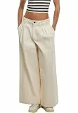 Urban Classics Damen Jeanshose Ladies Wide Leg Light Denim Pants, Damen-Hose aus leichtem Denim mit weitem Bein, Größen 26-32