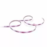 Philips Hue White & Color Ambiance Lightstrip Plus Basis-Set V4 (2m + 1m), dimmbarer LED Streifen für das Hue Lichtsystem mit 16 Mio. Farben, smarte Lichtsteuerung über Sprache oder App