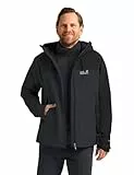 Jack Wolfskin Herren Wild Places 3in1 Jkt M, Phantom, XL EU