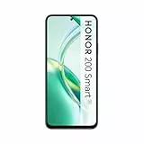 HONOR 200 Smart, Smartphone 5G, 4 GB + 256 GB, Display 6,8 Zoll, Akku 5200 mAh, Kamera 50 MP, Dual-SIM, Android 14, Schwarz