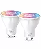 Tapo Smarte WLAN Glühbirne GU10 L630 2pack, Energie sparen, 3.5W Entspricht 50W, Mehrfarbrige dimmbare alexa lampe, home zubehör, 16 Mio Farben