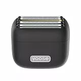 yoose mini Rasierer Herren elektrisch, IPX7 wasserdicht & USB-C wiederaufladbarer Elektrorasierer Herren, mini Rasierer mit magnetischem 5-Flexible-Klingen, Folienrasierer schwarz
