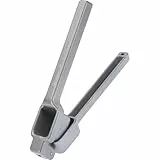 Westmark Knoblauchpresse, kompakt, Länge: 15,2 cm, Aluminium, Biopress, Silber, 30102260