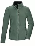 killtec Damen Fleecejacke mit Stehkragen KOW 3 WMN FLC JCKT, grüngrau, 40, 43293-000