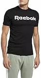 Reebok Herren Gs Linear Read Tee, Black/White, GJ0136, Gr. XL