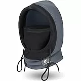 GXCROR Warme Fleece Sturmhaube Winddichte Skimaske Gesichtshaube Balaclava Motorrad Sturmhaube Winter Unisex