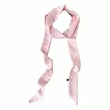 GIMIRO Damen Satin Gürtel 5cm x 195cm Band Imitated Silk Lange Schal Kleid Bund Hut Zubehör (Light Pink)