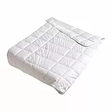 Traumschlaf Alpaka Bettdecke • Ganzjahresdecke mit 100 % Alpakawolle • Hochwertige Naturbettdecke • Temperaturausgleichend & atmungsaktiv • Für Allergiker geeignet 240x220 cm