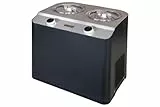 Unold 48835 Doppio Eismaschine, Speiseeisbereiter mit Kompressor inkl. 2 Eisbehälter, Sahneeiscreme in ca. 30 Minuten, 250 Watt, Schwarz