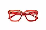 El Charro Carolina Damen Lesebrille, rot