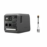 DJI Power 1000 Mini tragbare Powerstation, 1008-Wh-LFP-Akku, kompakte Größe, maximale Ausgangsleistung 1000 W, MC4 Solarladekabel, integriertes MPPT-Modul, Outdoor-Generator für Camping, Wohnmobile