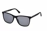 Police Herren Origins 1 OCCHIALE Sole Sonnenbrille, Matt/Sandgestrahltes Schwarz, 142.4