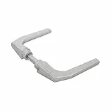 Amig - Türgriffe ohne Türschild | Mod. 2114 | 104 x 56 mm | Elegantes und schlichtes Design | ergonomischer Griffgriff | Goldenes Aluminium
