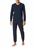 Schiesser Herren Schlafanzug lang mit Bündchen - Nightwear Set