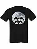 Looney Tunes Coyote Moonlight Herren T-Shirt schwarz, Größe:3XL