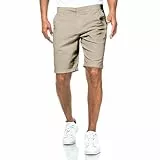Smith & Solo Kurze Hosen Herren - Chino Shorts Kurz Baumwolle, Bermuda Hose Sommer, Laufshorts Männer Sport Trainingshose (Khakibraun, 36)