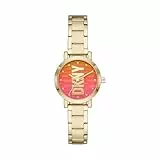 DKNY Damenuhr Soho 3-Zeiger-Werk Edelstahl goldfarben, NY6660