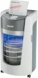 Leitz IQ Optimax Office 550 P5 Aktenvernichter, Mikroschnitt, Einzigartige Behälterrotation, 33% mehr Behälterkapazität, 550xA4 (35l-Behälter), 12-10 Blatt (70-80 g/m²), 120 Min Laufzeit, 83600000