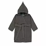 LÄSSIG Kinder Bademantel Baumwolle/Muslin Bathrobe anthracite 24 - 36 Monate