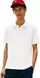 Tommy Jeans Herren Poloshirt Essential Regular Fit, Weiß (Ecru), 4XL