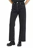 Tamaris Damen Bann Jeans, Wash Black Denim, 34W / 32L EU