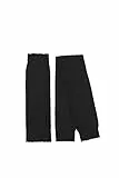ESPRIT Damen Stulpen Rib W Lw Wolle dick gemustert 1 Paar, Schwarz Black 3000, ONESIZE