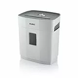 Dahle PaperSAFE PS 140 Aktenvernichter (10 Blatt, Sicherheitsstufe P4, Partikelschnitt, öl- und wartungsfrei, 12 Liter) grau