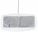 Hama Staubschutzhaube Tastatur Transparent (L x B x H) 216 x 483 x 51mm