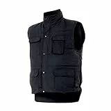 Velilla Serie 108 - Mehrtaschenweste (Größe L) Farbe schwarz