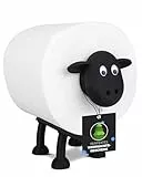 LAYERSMITH® Schaf Toilettenpapierhalter [DAS ORIGINAL] 1 Stück für 42mm Rollen - Perfekt als Deko für Toilettenpapier, Klorollenhalter, Klopapierhalter oder als Geschenk