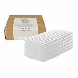 IDEA HOME Heißklebesticks Transparent Ø 7mm x 100mm – 50 Stück Geruchsneutral Klebepatronen für Heißklebepistolen 7-8mm