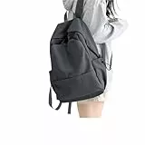HYC00 Schulrucksack Teenager Mädchen Schultasche,Schulranzen Rucksack Mädchen Teenager Schule College-Rucksack Damen Backpack Casual Daypack Laptop Rucksack 14 zoll Damen Tagesrucksack,Grau