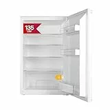 Amica EVKS 16172-1 Einbaukühlschrank 88 cm Nische Schlepptür Inverter Kompressor 135 L LED Beleuchtung Tür-Offen-Alarm