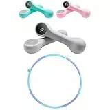 AsVIVA KH3 Gymnastikhanteln & HH1 Hula Hoop Fitnessreifen, 3er Set Kurzhanteln, 3 Gewichtsklassen, 6 Hanteln + Hüftring ideal für Gymnastik, leichtes Krafttraining oder als Ergänzung zu Ihrem Workout