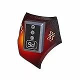 Fußwärmer, 5 Temperatureinstellungen, beheizte Knöchelschiene | Fußstütze mit Massage und Wärme | für Reisen nach dem Training, Büro, Zuhause, Schlafzimmer, Nacht, Füße, Wadenarm