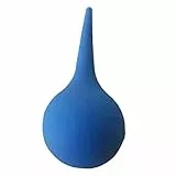 Healifty 75ml Rubber Washing Ear Ball Reinigung Staubabsaugung Blasen Ball (Blau)