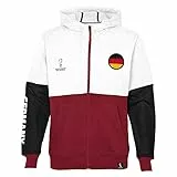 FIFA Jungen Official World Cup 2022 Side Panel Hoodie Youth, Germany, Age 13-15 Kapuzenpullover, White, Extra Large