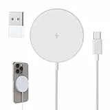 2 Stück Induktionsladegerät für iPhone, kabellos, magnetisch, für Apple iPhone 16/16 Pro/15 Pro Max/15 Plus/15/14/14 Plus/13/12 Mini.