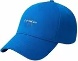 Calvin Klein Herren Cap Mono Logo Panel aus Baumwolle, Blau (French Blue), Einheitsgröße
