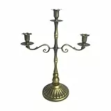 Colcolo Kerzenhalter mit Mehreren Armen, dekorativer Kerzenständer, Kerzenlichtständer für die Dekoration von Feiertags-Esstischen und, B