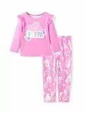 Peppa Wutz Mädchen Bekleidungssets Langarmshirt + Legging Sets Peppa Pig Pullover Geburtstag Geschenke Süße Mode Kinder Herbst Winter Outfit Zweiteilig Kleidung für Kleine Mädchen 2-6 Jahre 83-116